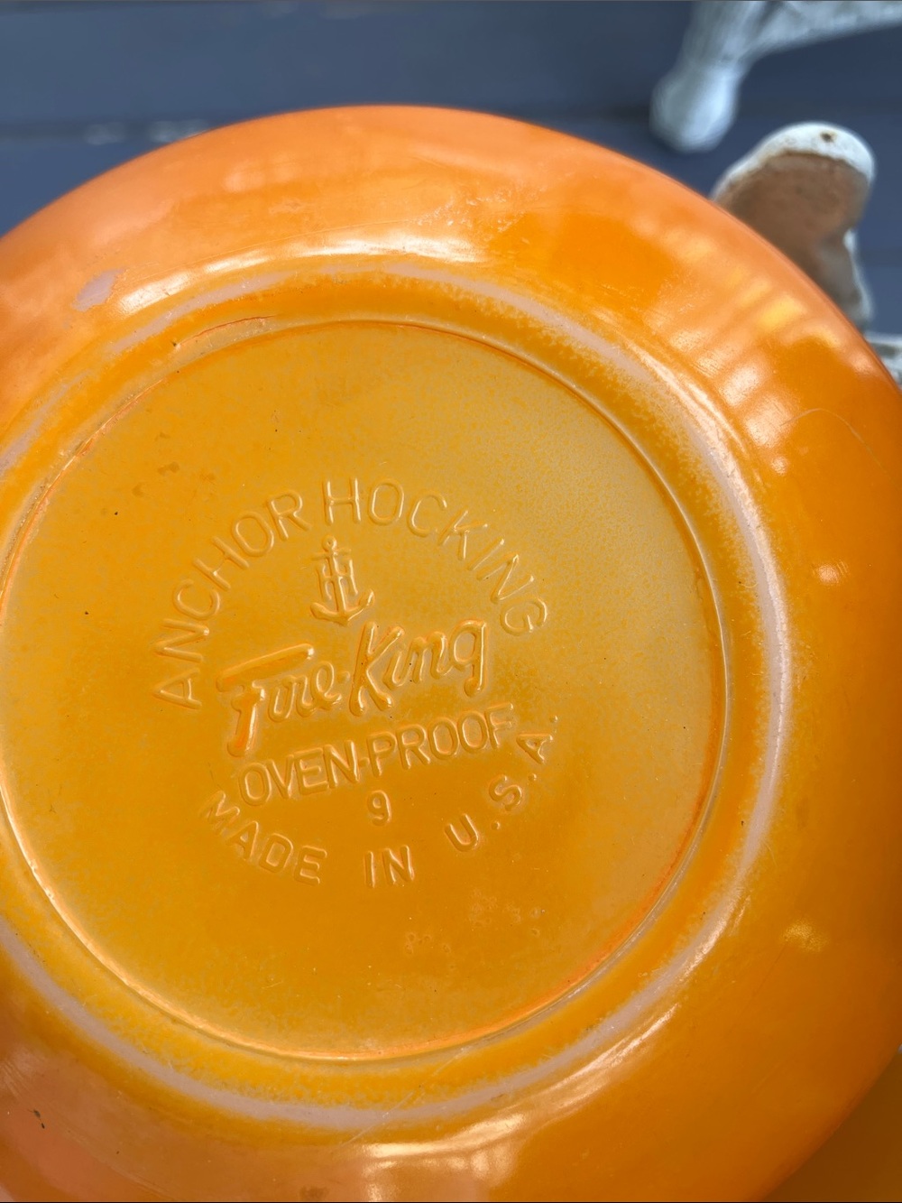 Vintage Anchor Hocking/Fire King Pair of 1 1/2 Pints Cereal/Soup Bowls - Picture 4 of 8